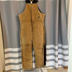 Men's Tan Work Overalls